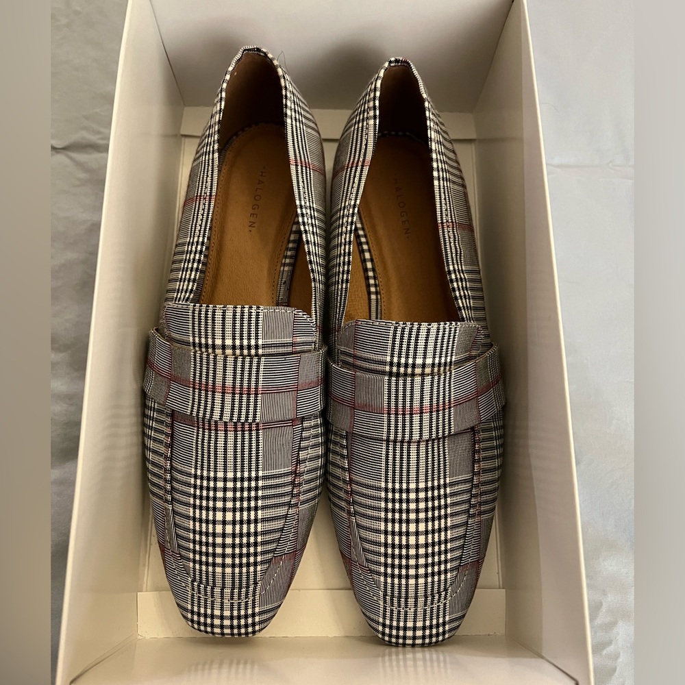 Halogen Plaid Loafer, Fabric Upper